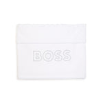 Boss Kids Coperta Bianca con Ricamo