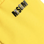 Msgm Kids Gonna Gialla con Stampa Logo