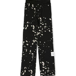 Eleganza grafica per i più piccoli: Pantaloni Larghi con Stampa MSGM Kids - Nero e Bianco Opaco