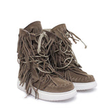 Jammers Bambina Stivale Di Camoscio Beige