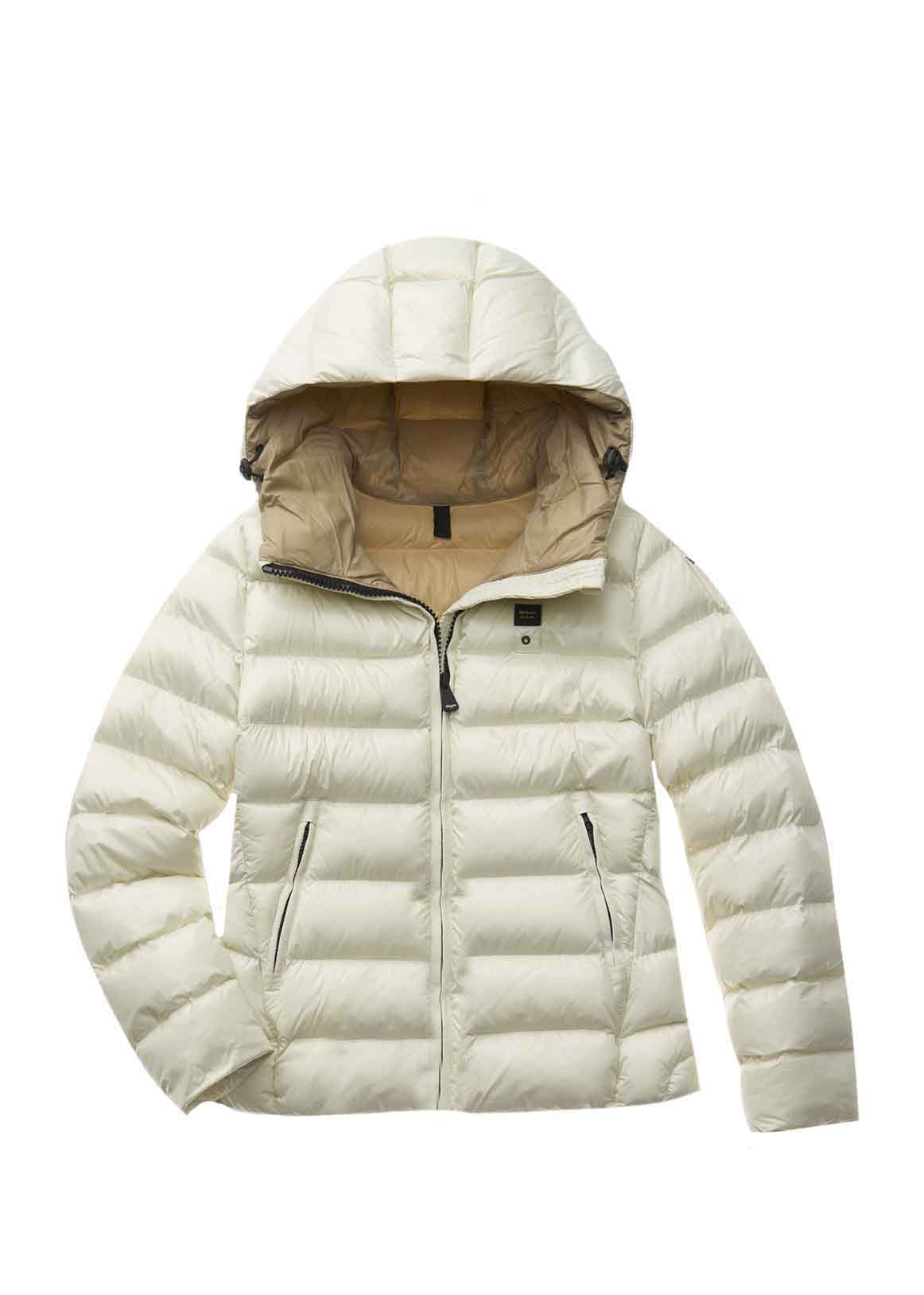 Blauer Giubbino Bianco