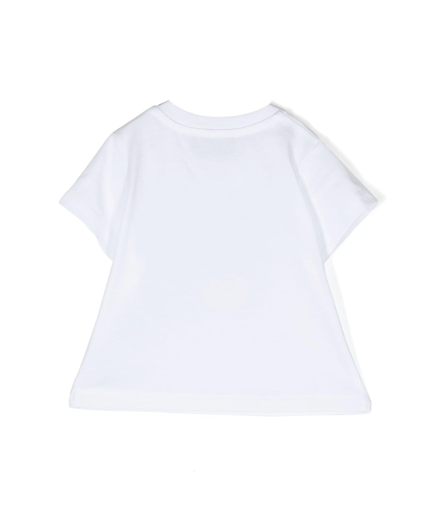 Moschino Kids T-Shirt Bianca con Logo Teddy Bear