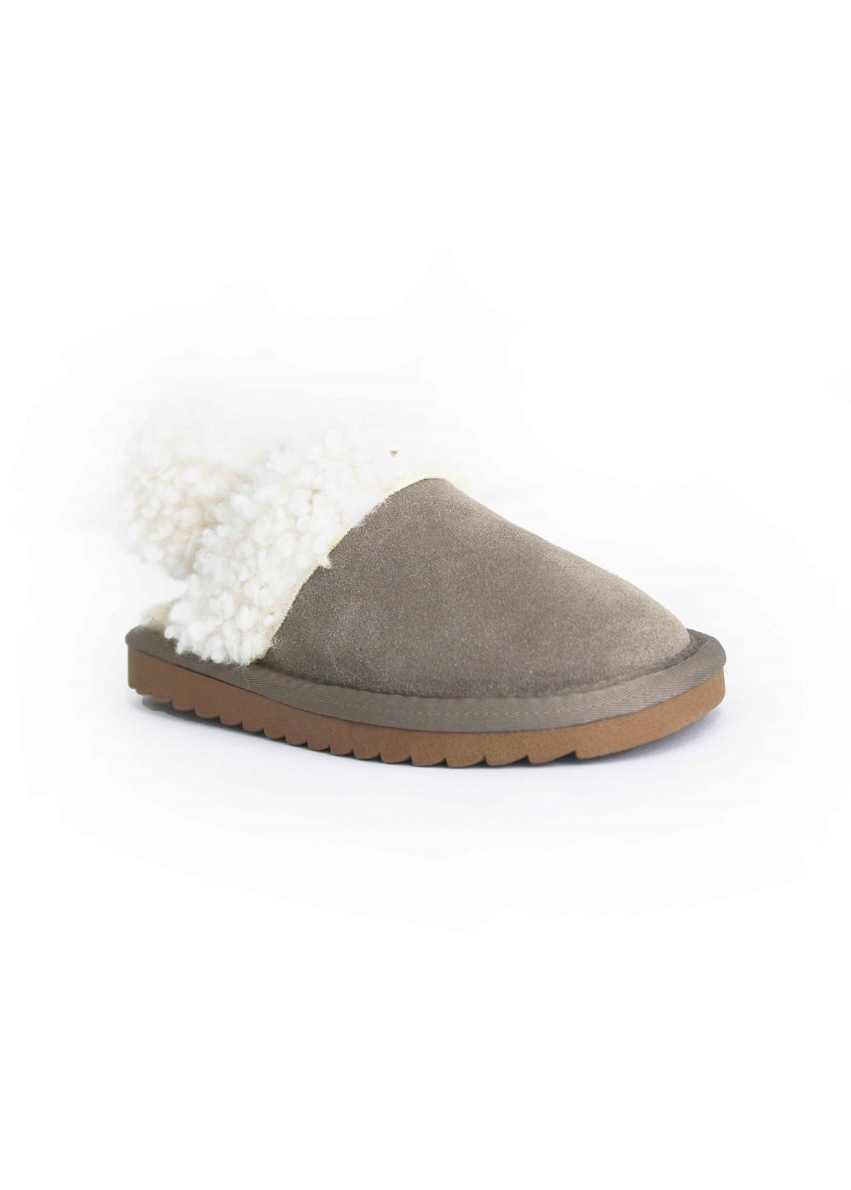 Colors of California Sabot Scamosciato con Pelliccia per Bambine
