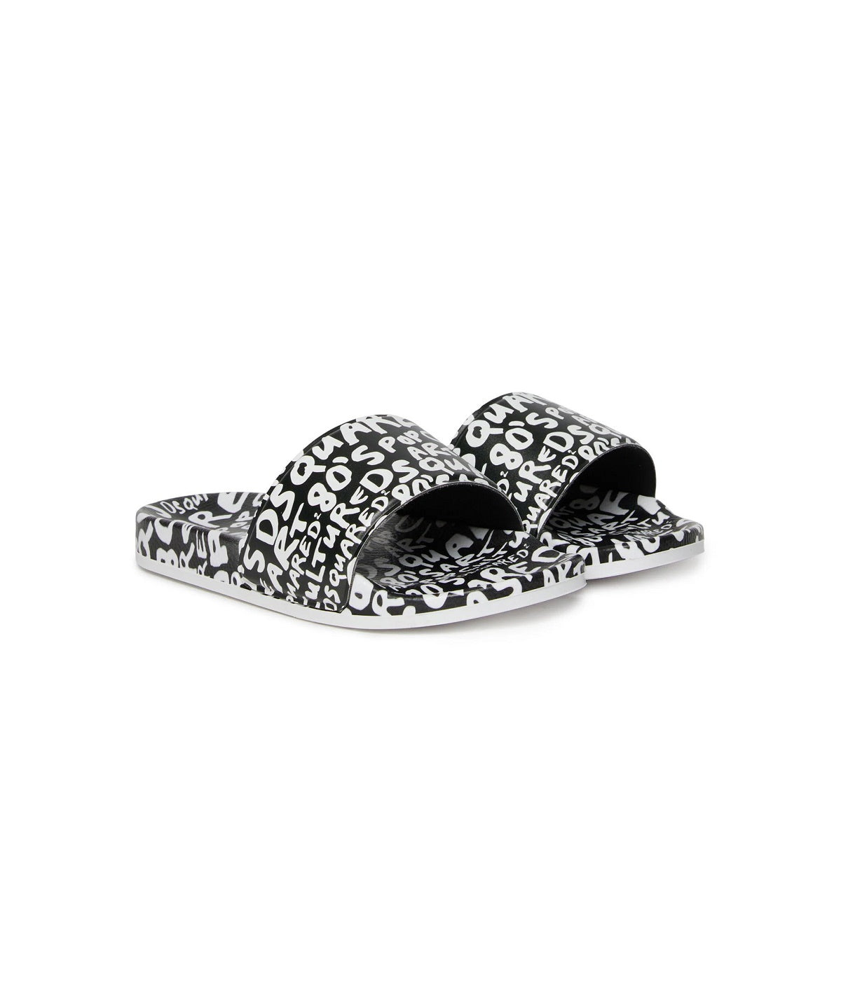 Dsquared2 Kids Ciabatte Slide All-over per Bambini