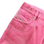 Diesel Kids Short Rosa Fluo Effetto Metallizato