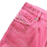 Diesel Kids Short Rosa Fluo Effetto Metallizato