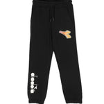 Pantaloni Joggers Diadora Nero per Bambini - Stile Sportivo e Comfort