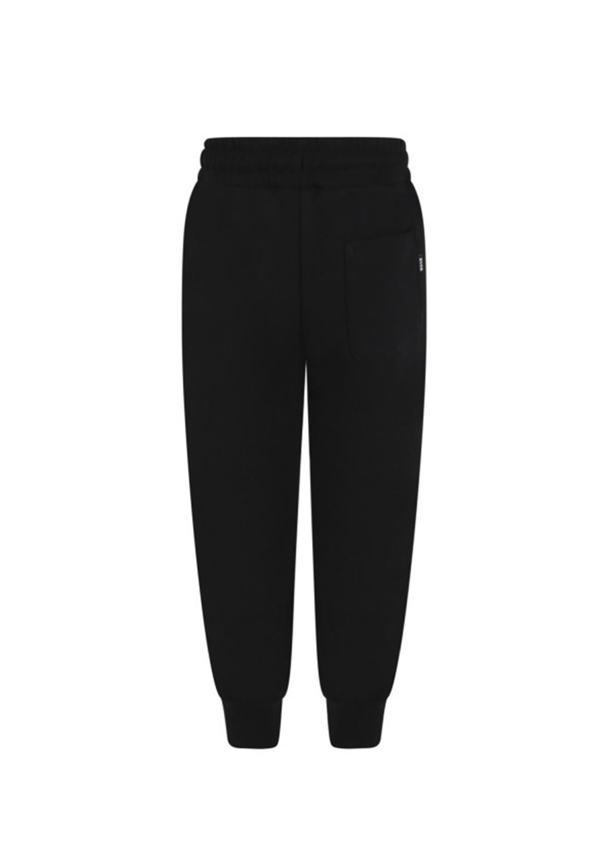 MSGM Pantalone tuta in felpa Nero