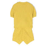 Elisabetta Franchi La Mia Bambina Completo Cedro Short e Maglia per Neonate