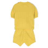 Elisabetta Franchi La Mia Bambina Completo Cedro Short e Maglia per Neonate