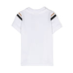 Boss Kids Polo Bianca con Stampa Logo per Neonati