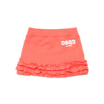 Dsquared2 Kids Gonna con Ruches e logo DSQ2 est.1995 per Neonate