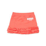 Dsquared2 Kids Gonna con Ruches e logo DSQ2 est.1995 per Neonate