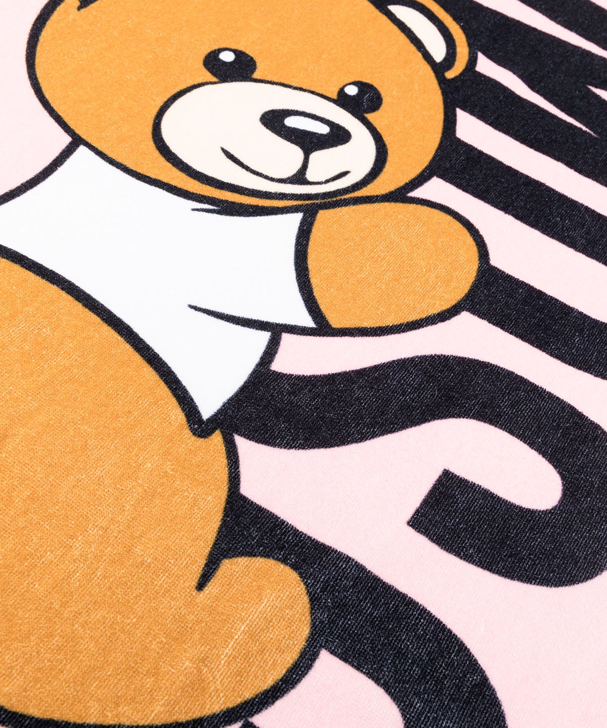Moschino Kids Telo Mare Rosa Teddy Bear