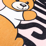 Moschino Kids Telo Mare Rosa Teddy Bear
