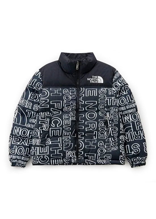 Piumino Imbottito con Stampa Astratta Nero/Bianco - The North Face Kids | Florence Kids