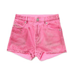 Diesel Kids Short Rosa Fluo Effetto Metallizato
