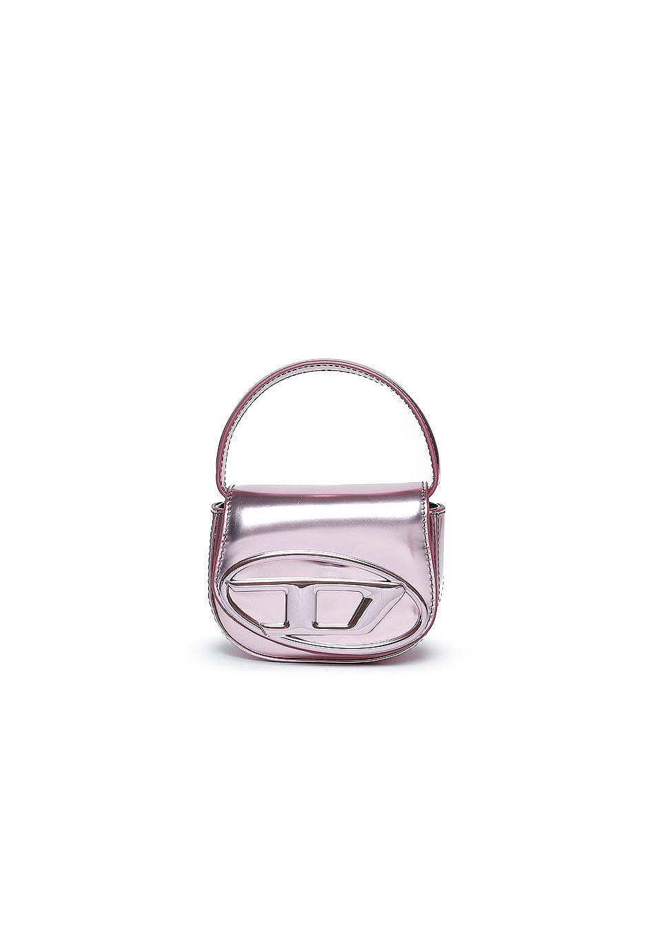 Borsa Diesel 1DR XS in Pelle Lucida Rosa