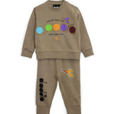 Diadora Kids Complete Tracksuit Beige for Babies