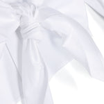 Msgm Kids Camicia Bianca con Fiocco