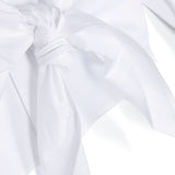 Msgm Kids Camicia Bianca con Fiocco