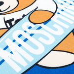 Moschino Kids Telo Mare Bluette Teddy Bear Surf