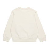 Diesel Kids Felpa Girocollo Panna con Logo Oval D