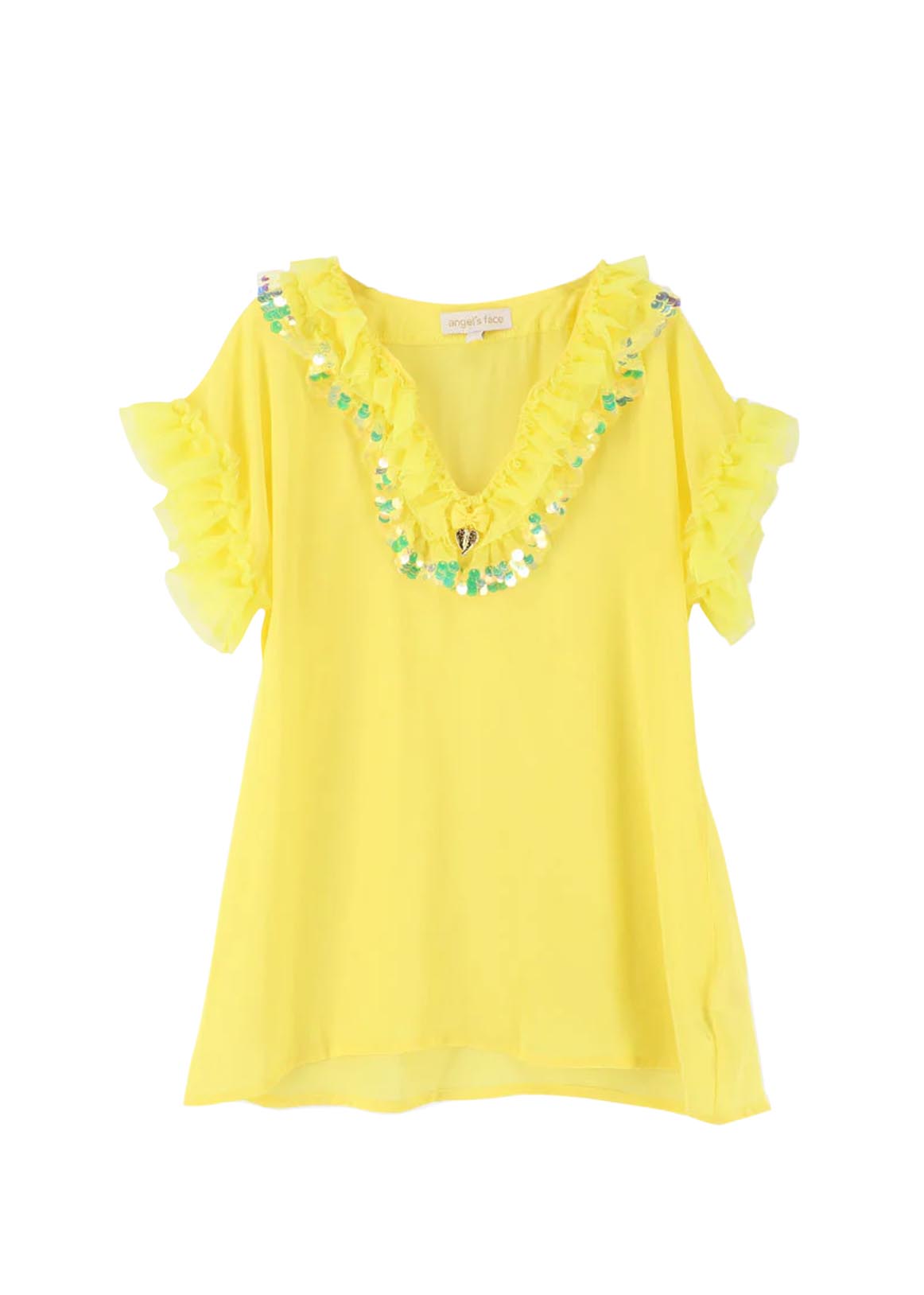 Angel's Face Baby Girl Yellow Dress