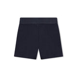 Boss kids Short Blu con Pieghe per Neonati