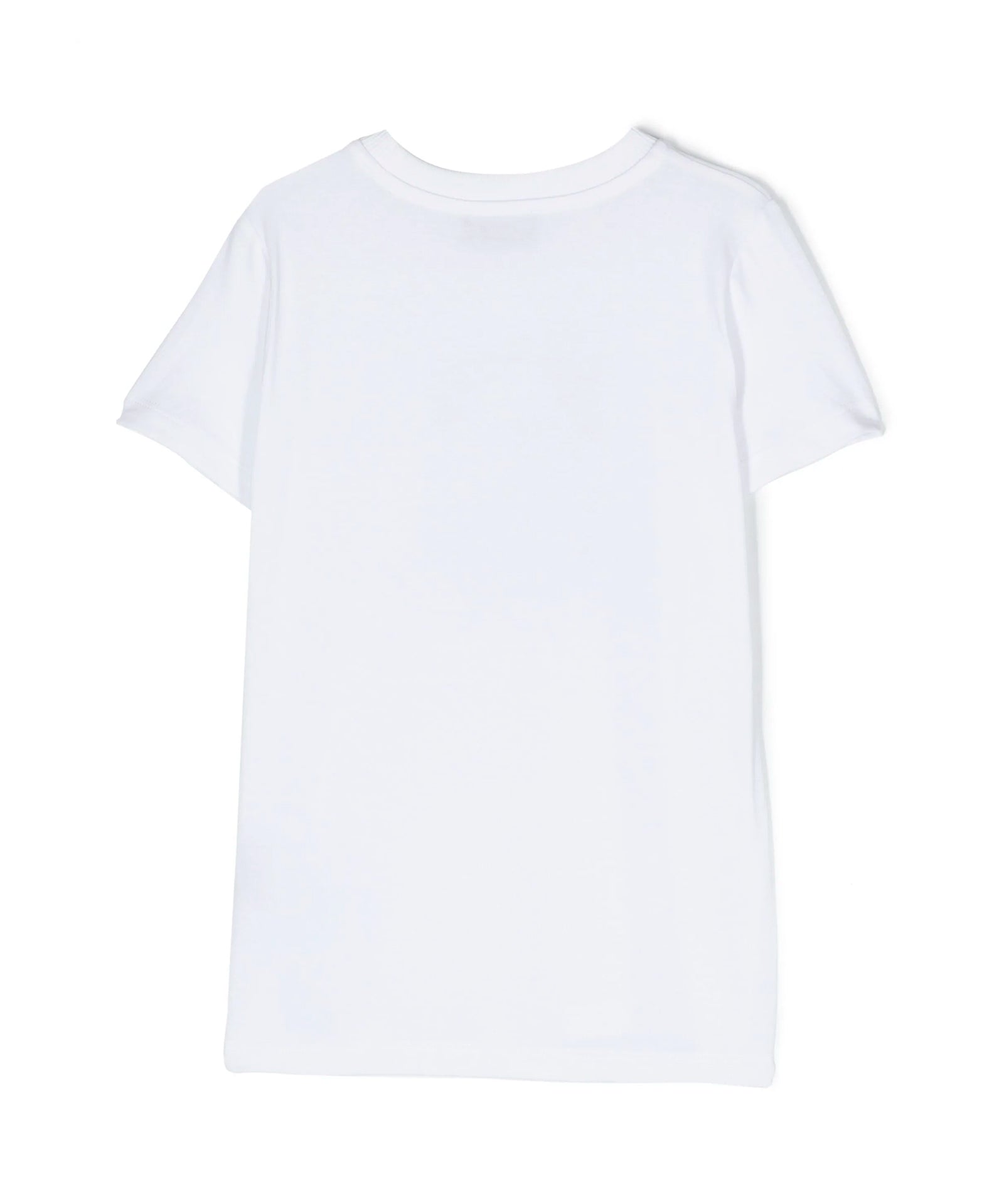 Moschino Kids T-Shirt Bianca con Teddy Bear
