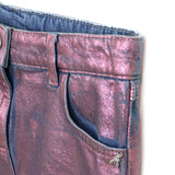 Patrizia Pepe Gonna Rosa Effetto Metallizzato per Bambine