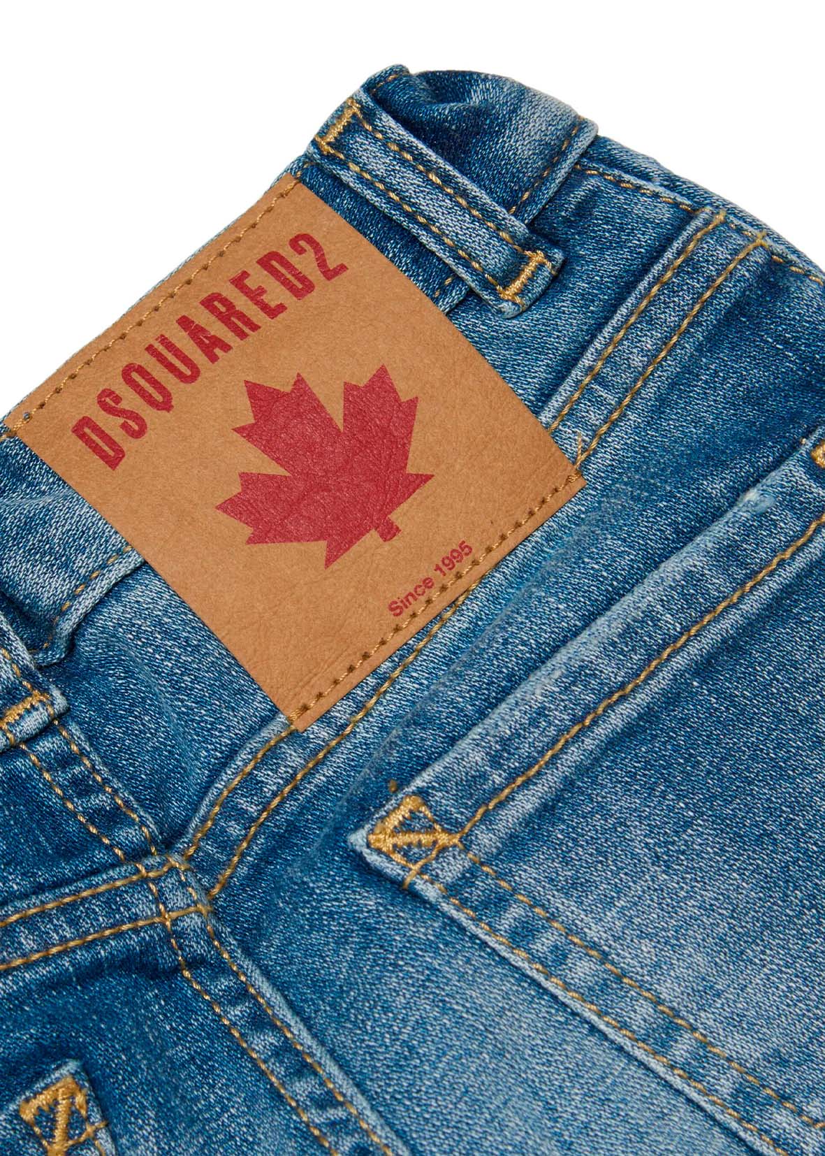 Dsquared2 Kids Jeans Sfumato per Neonati