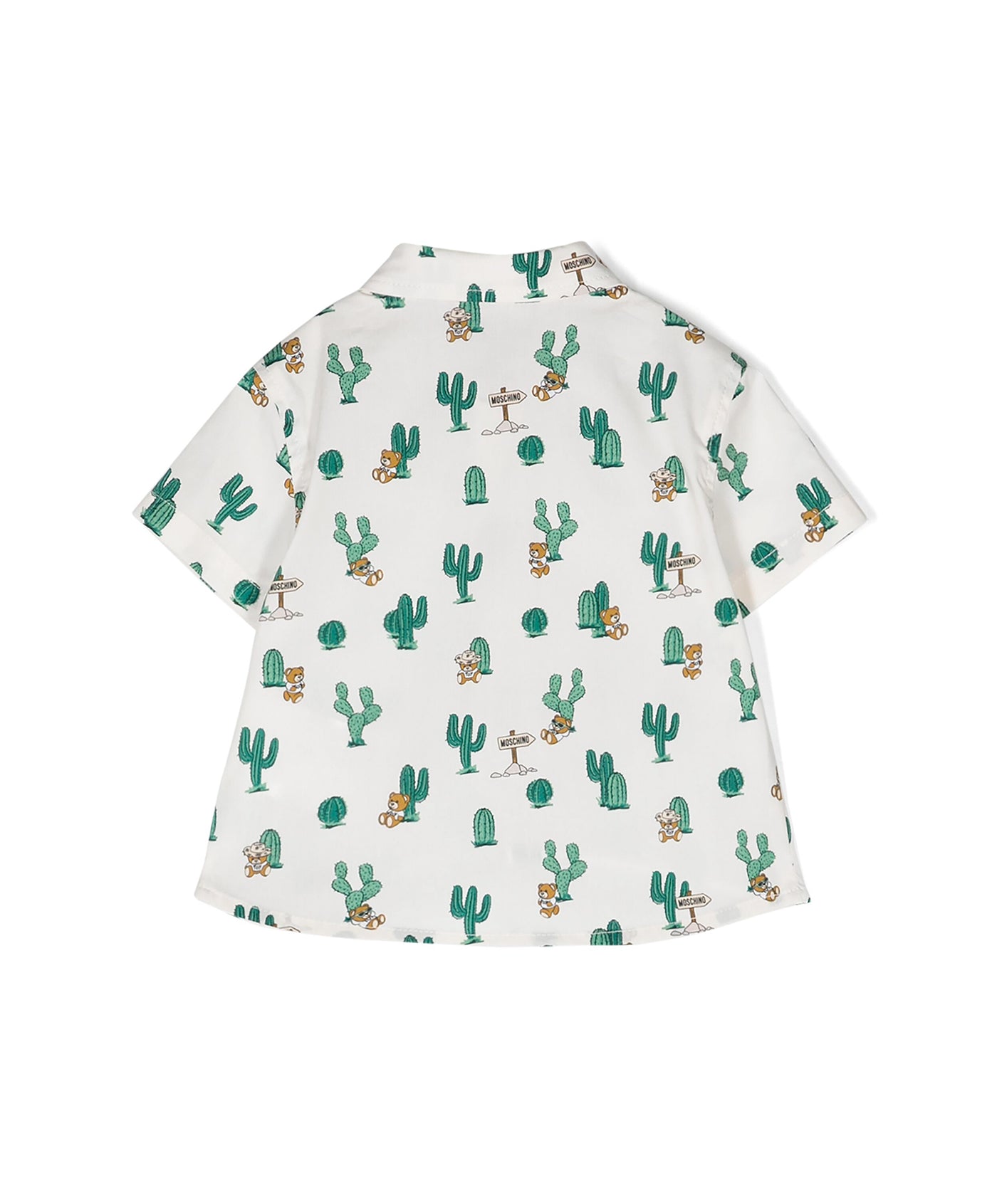 Moschino Kids Camicia con Stampa Toys Cactus