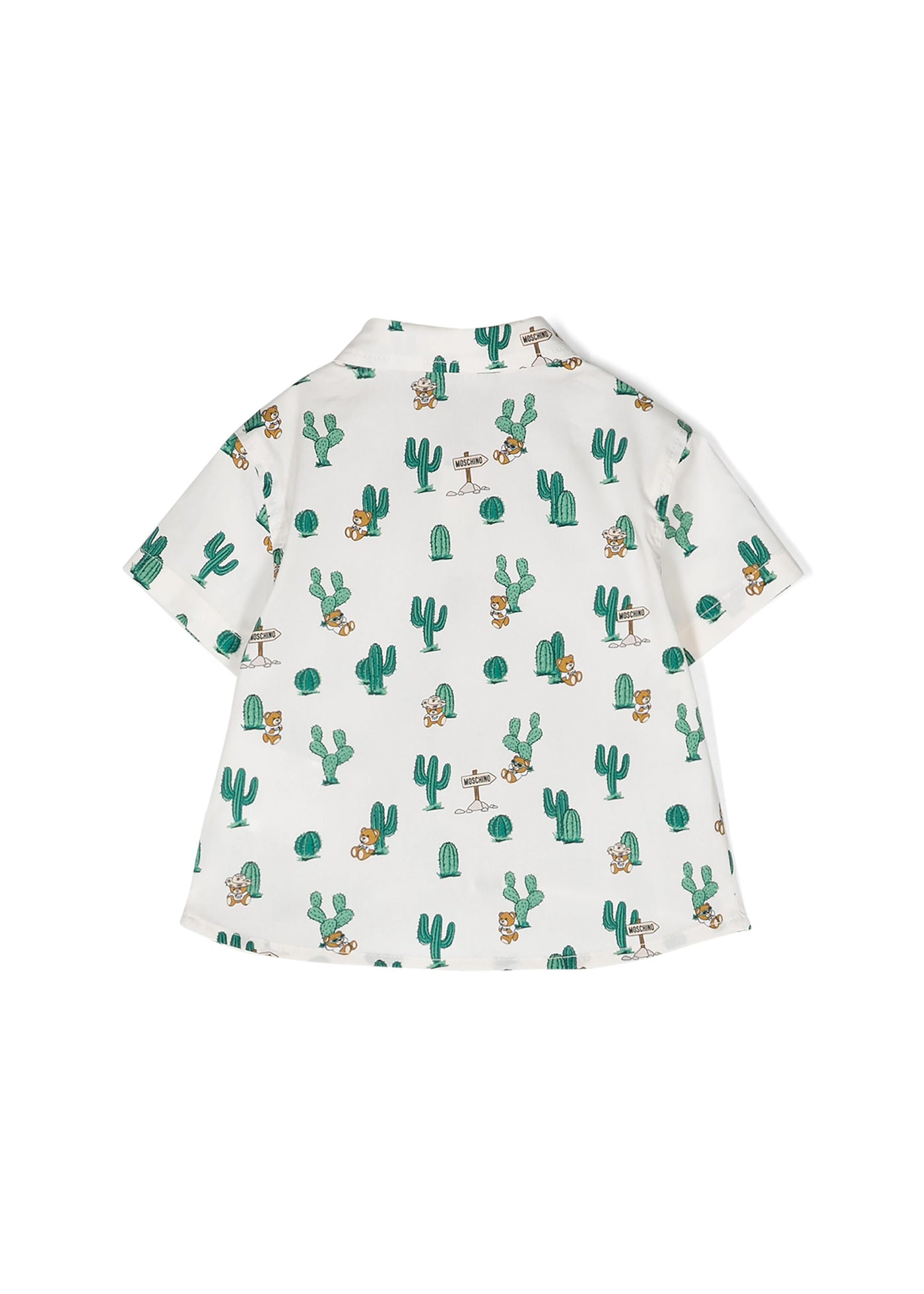 Moschino Kids Camicia con Stampa Toys Cactus