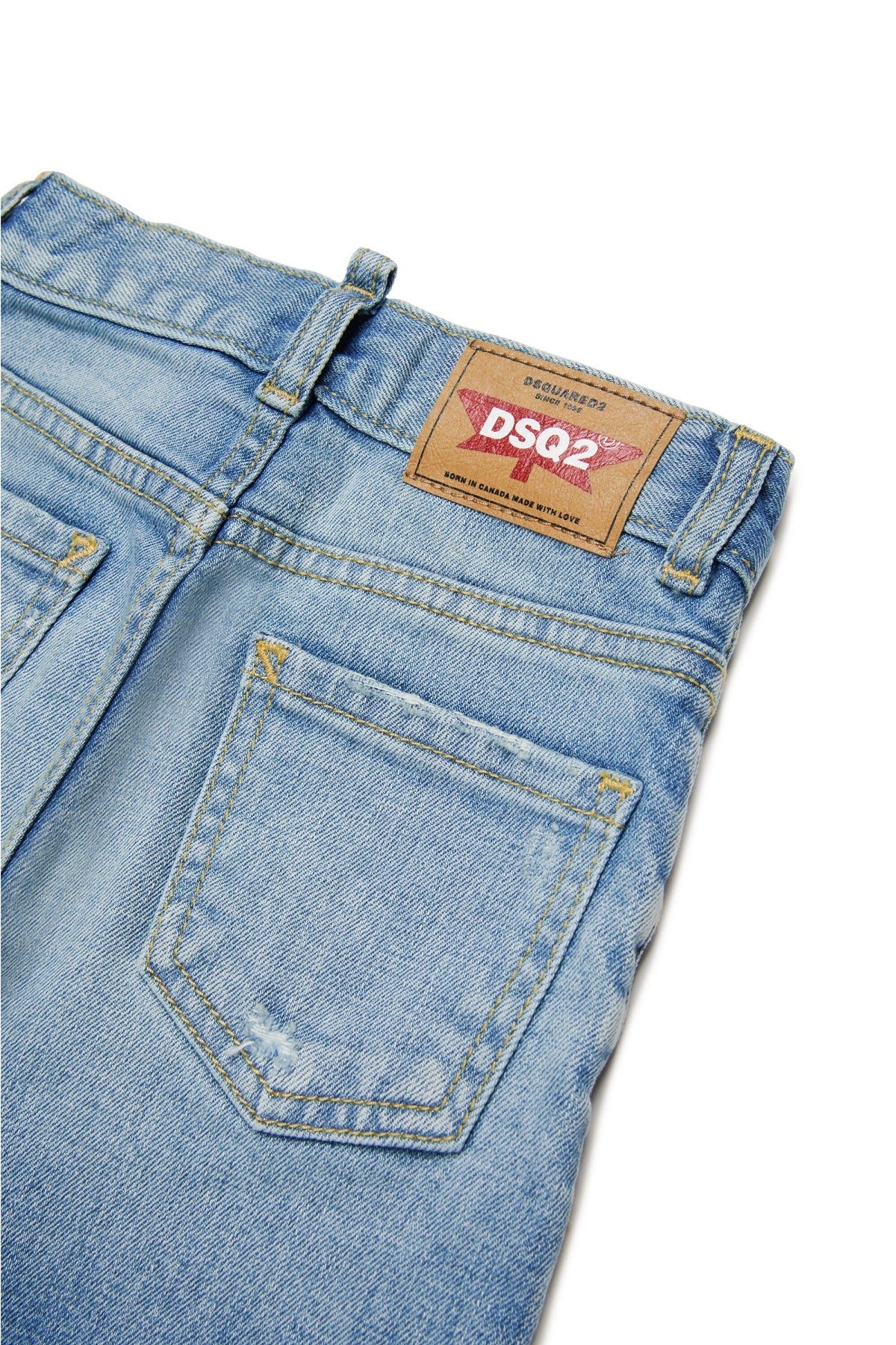 Dsquared2 Kids Jeans Chiaro con Rotture