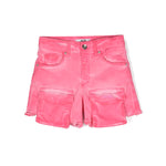Msgm Kids Short di Jean Cargo Fuxia per Bambine