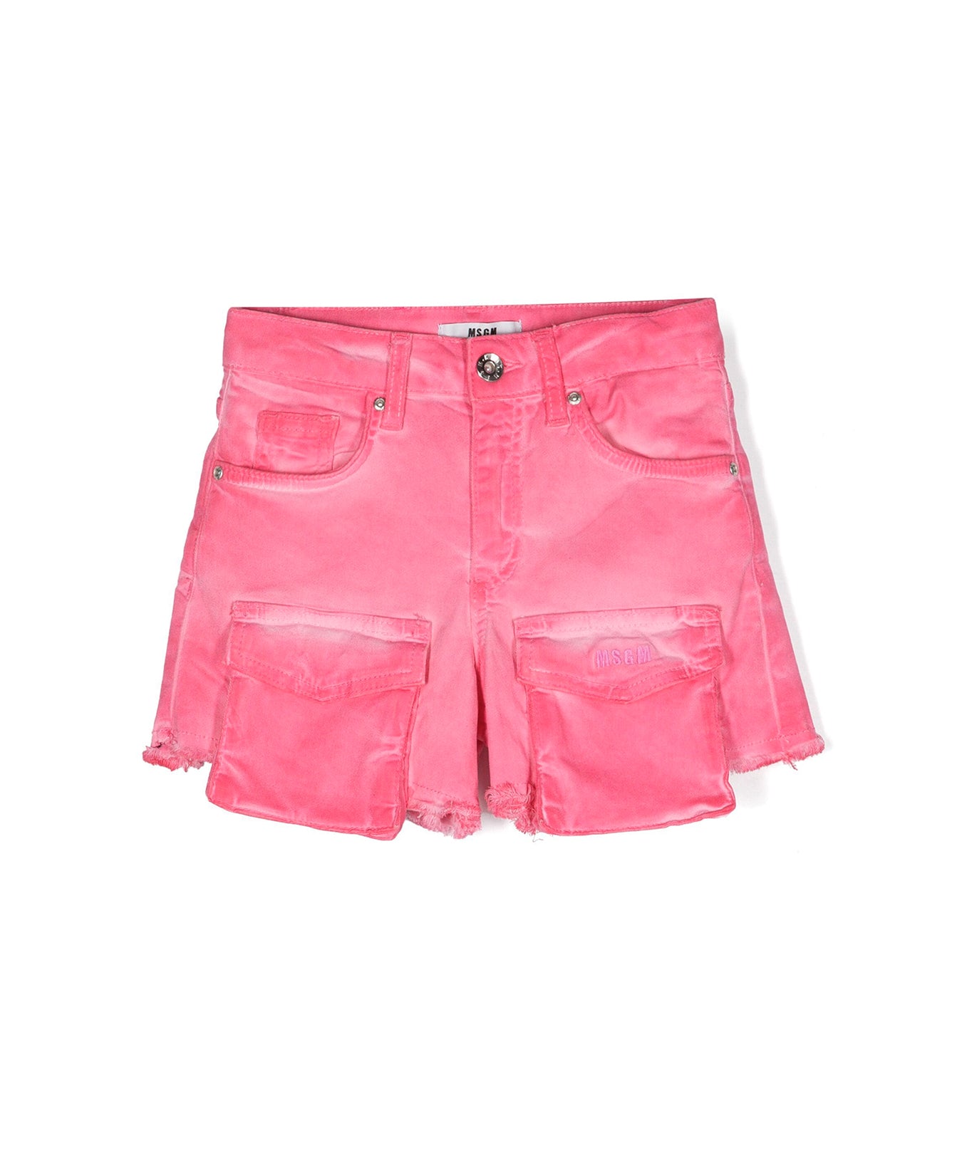 Msgm Kids Short di Jean Cargo Fuxia per Bambine