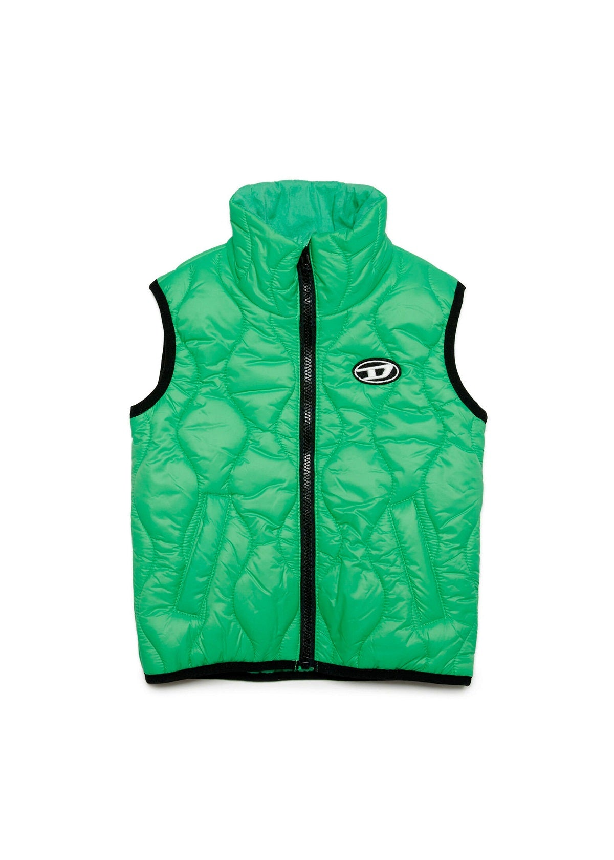Diesel Kids Piumino Smanicato in finta piuma per Neonati