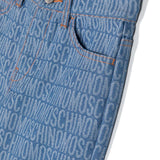 Moschino Kids Straight Jeans All-over Logo