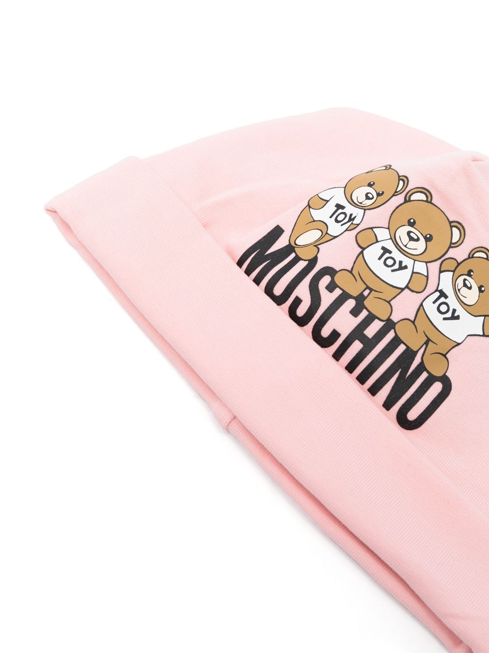 Moschino Kids Cappellino Rosa per neonate con Stampa Teddy Bear