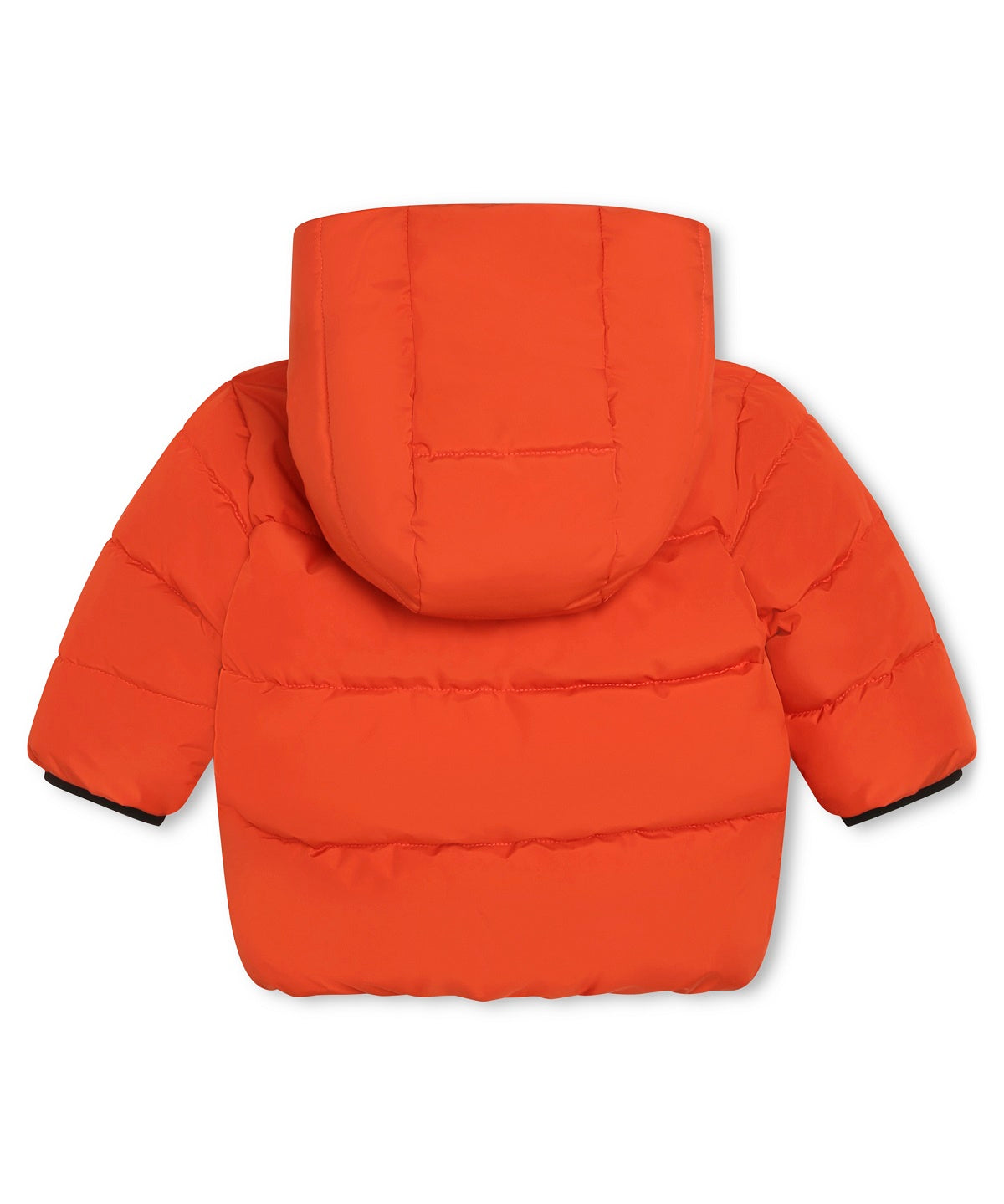 Piumino Trapuntato con Cappuccio BOSS Kids - Arancione Brillante per Bambini alla Moda