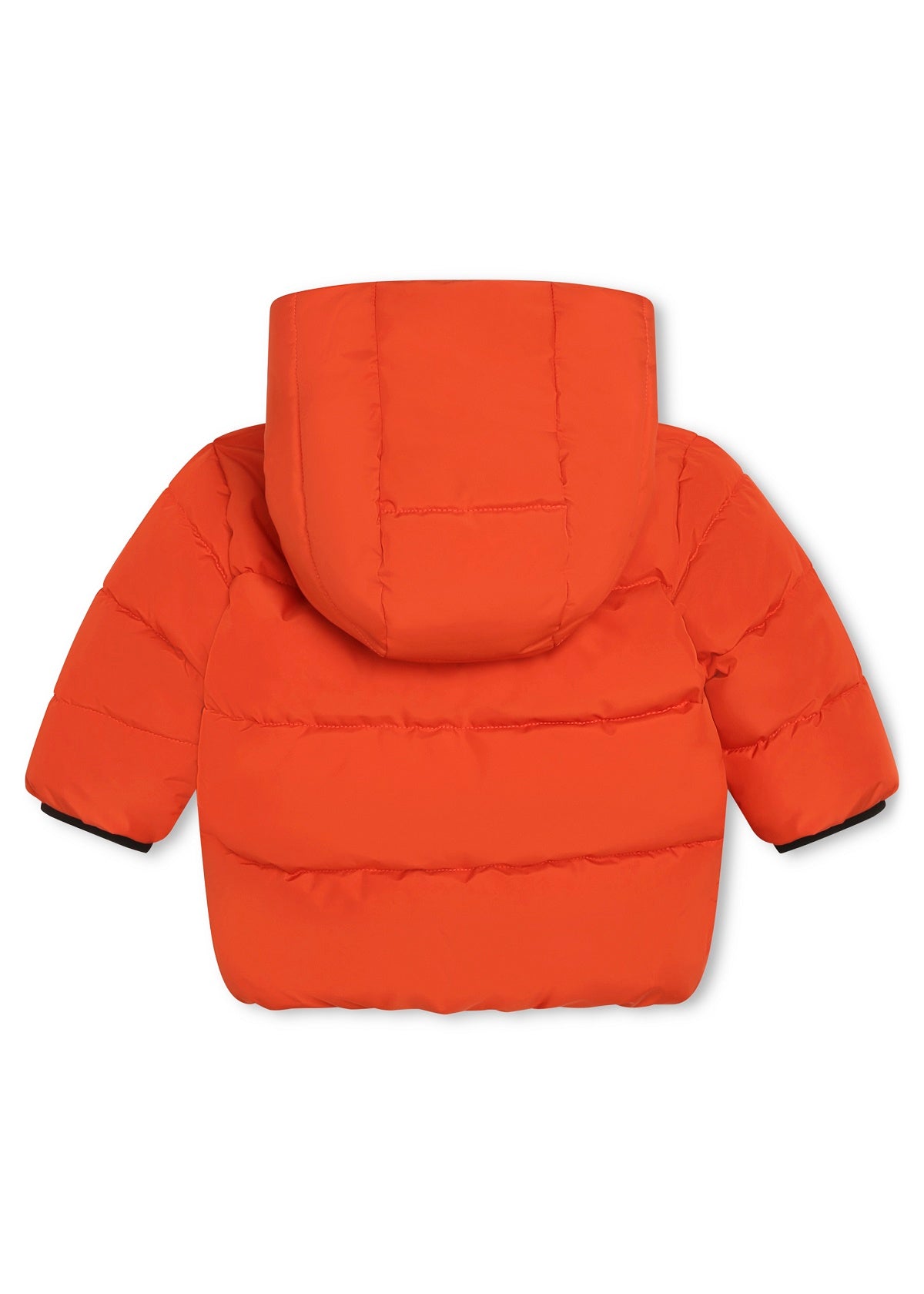 Piumino Trapuntato con Cappuccio BOSS Kids - Arancione Brillante per Bambini alla Moda
