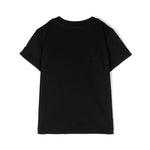 Moschino Kids T-Shirt Nera con Logo Teddy Bear