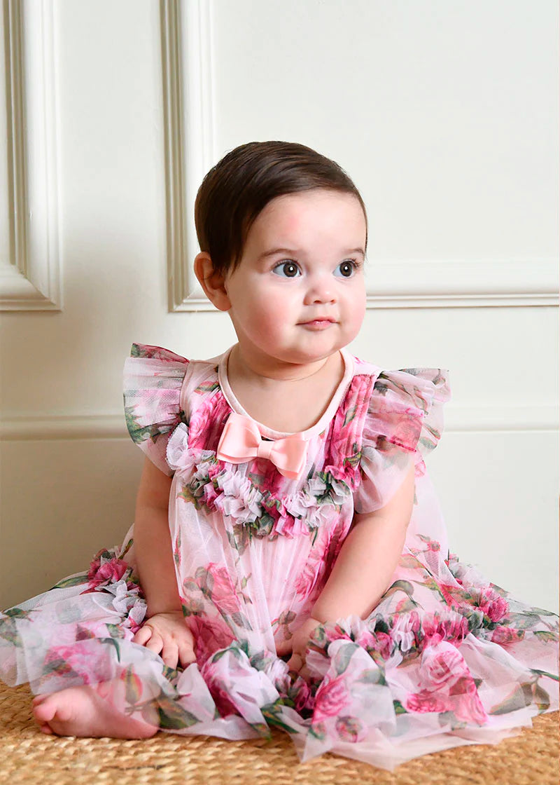 Angel's Face Pink Fantasy Dress for Baby Girls