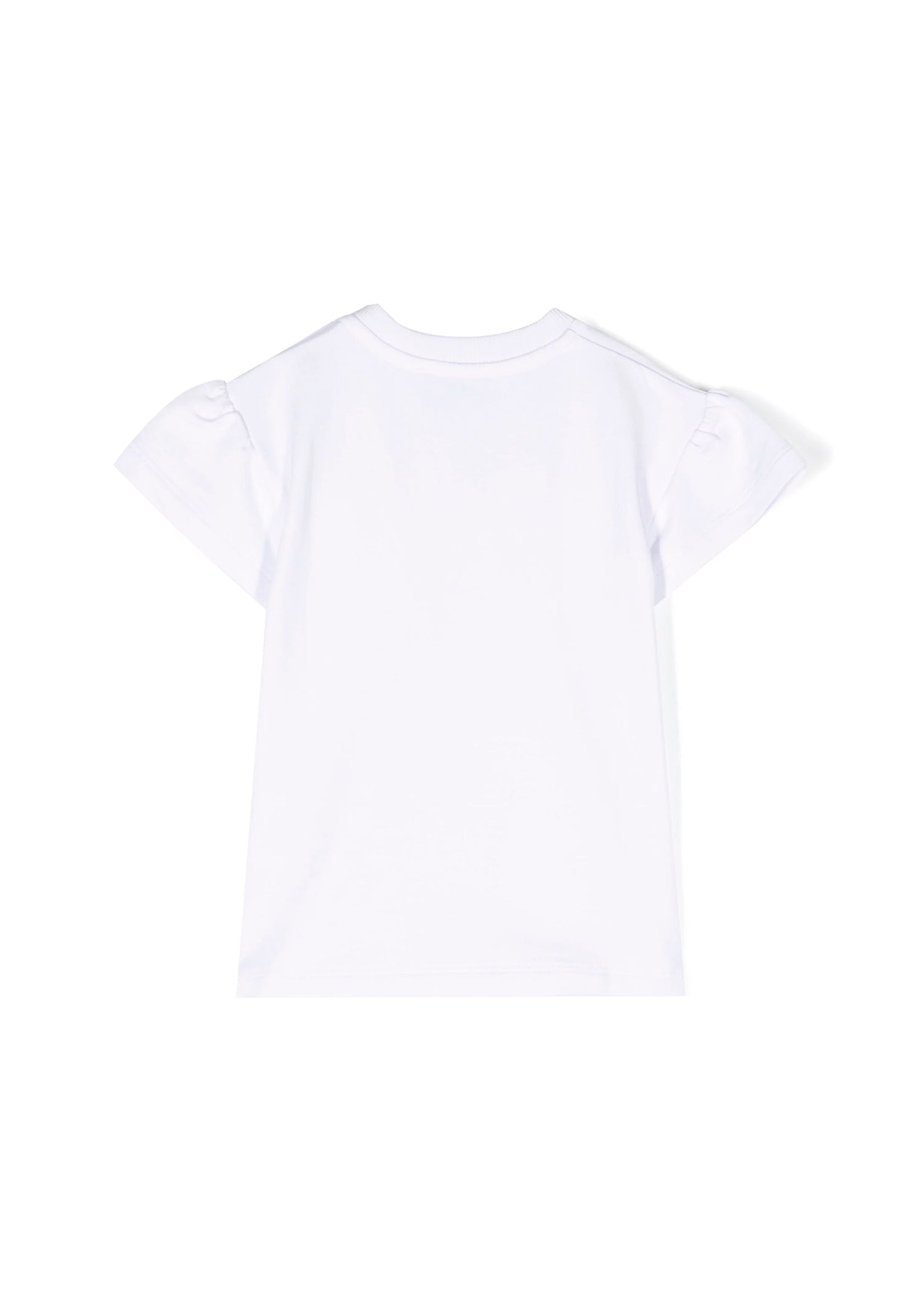 Moschino Kids Abito in Felpa Bianco per Neonate