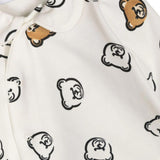 Moschino Kids White Teddy Bear Hat Romper