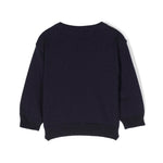 Maglione Blu Navy Moschino Kids: Lusso Giocoso e Stile Senza Tempo
