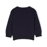 Maglione Blu Navy Moschino Kids: Lusso Giocoso e Stile Senza Tempo
