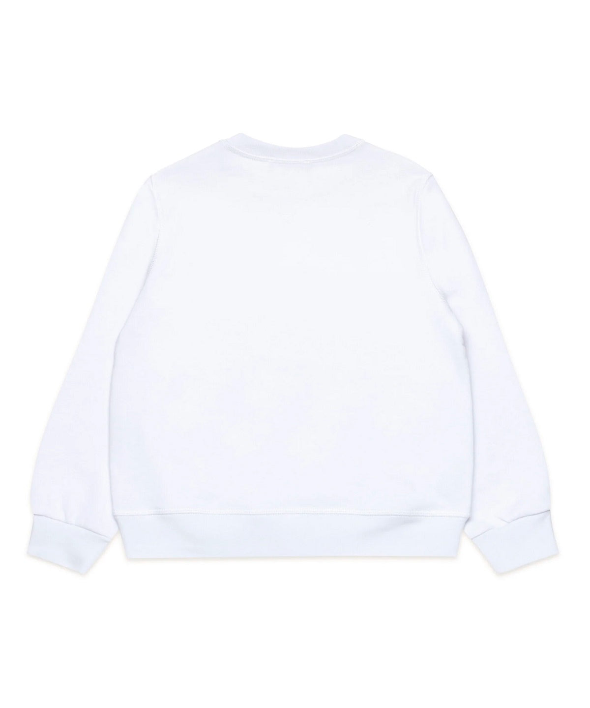 Dsquared2 Kids Felpa Girocollo Bianca con Logo Surf