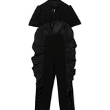 Elisabetta Franchi Tuta Ruches Nera